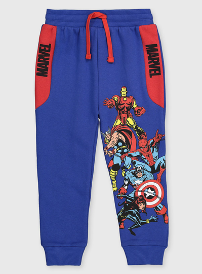 Marvel Avengers Blue & Red Joggers - 1.5-2 years