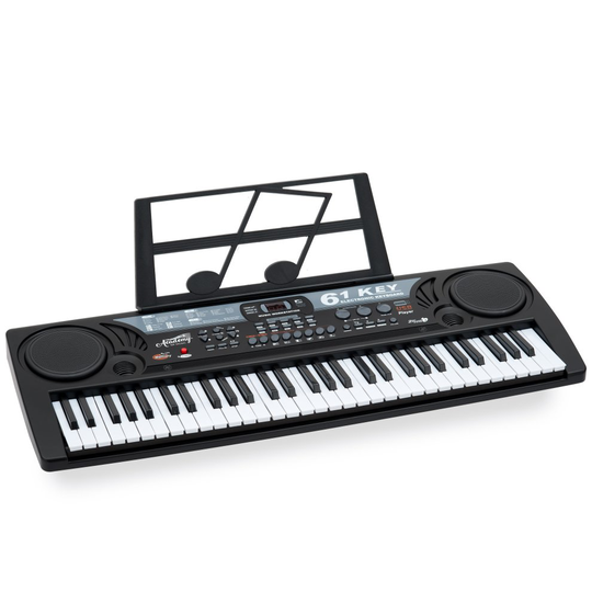 Toyrific Academy Of Music 61 Key Electric Keyboard 6 Demosongs 16 Sounds 10 Rhythms Record and Play Ages 5 Years+
