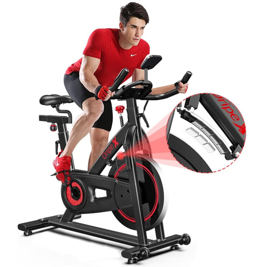 Magnetic Resistance Indoor Cycling Exercise Bike LCD Monitor