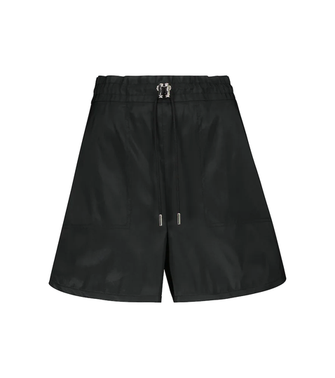 High-rise wide-leg shorts