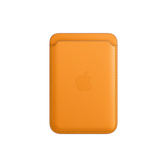 Apple iPhone Leather Wallet with MagSafe - California Poppy (1st Gen - Without FindMy)