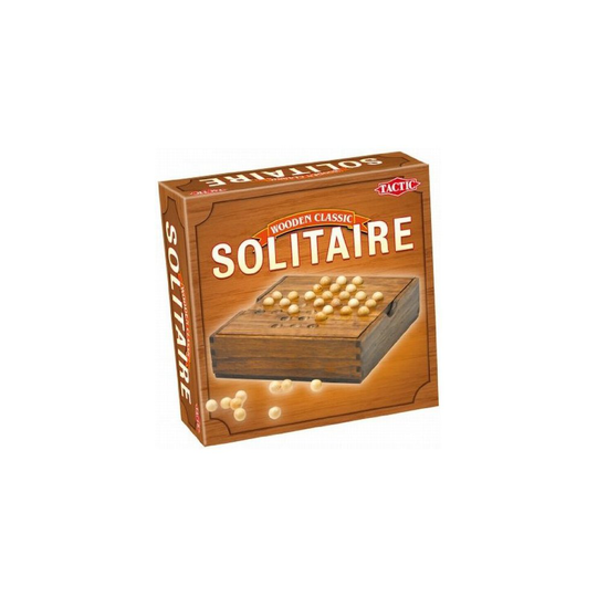 Wooden Classic Solitaire (tactic Games)