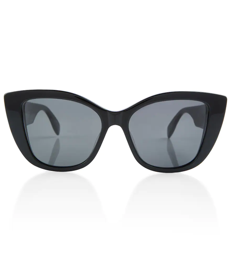 Logo cat-eye sunglasses