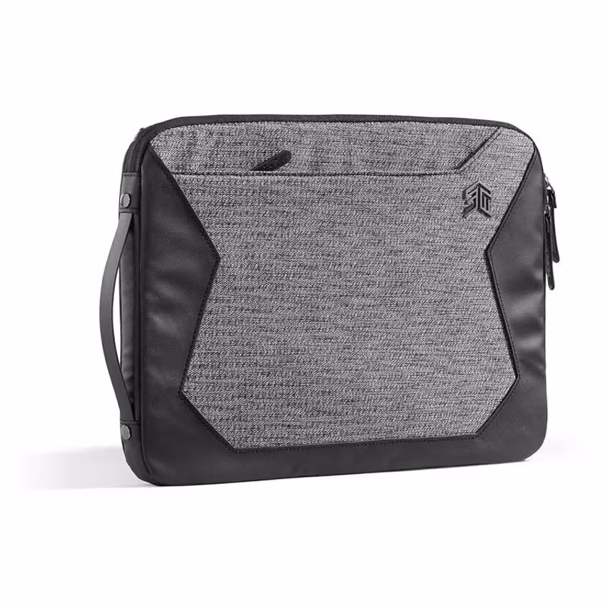 STM STM Myth Sleeve 15 Inch Notebook Briefcase Granite Black Static Proof Front