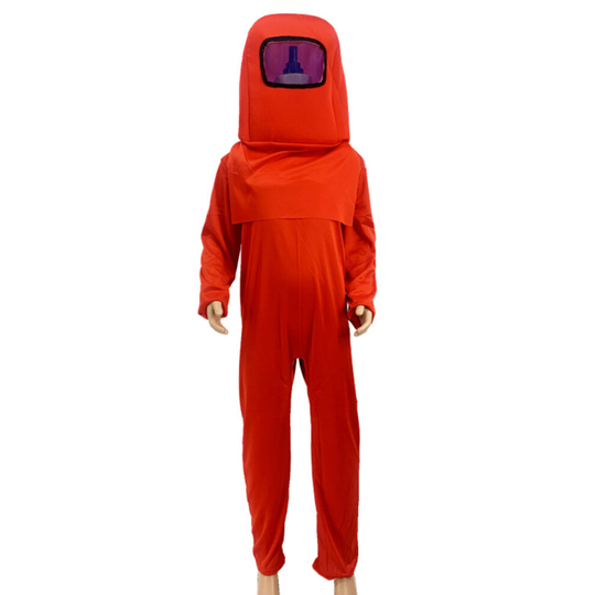 (Red, 10-12 Years) Children's Cosplay Among Us Costumes Kid's Party Fancy Dress Week Gaming Cosplay