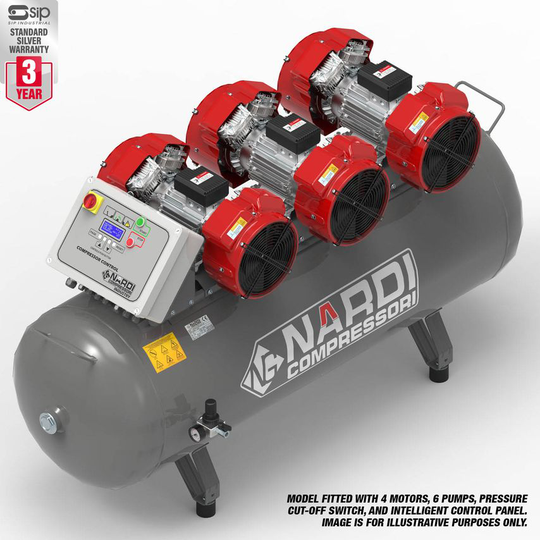 Nardi NARDI EXTREME MP 9HP 500ltr 21BAR Compressor with Panel