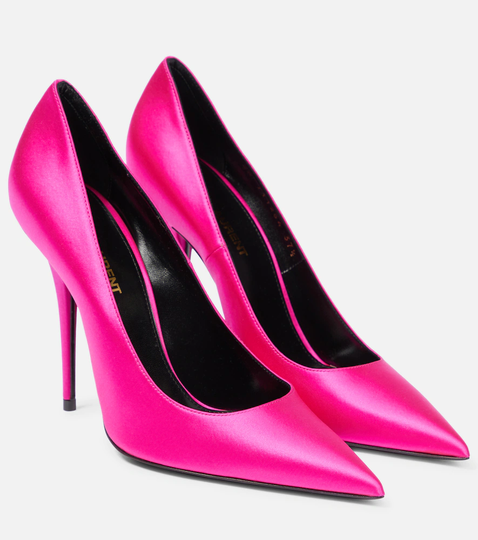 Instinct satin pumps