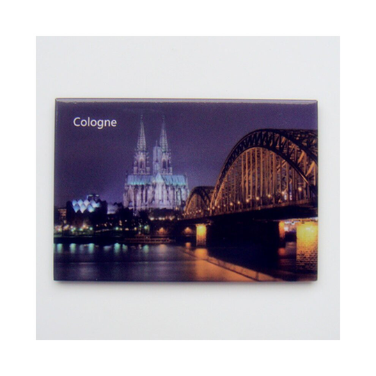 Metal Wrapped Magnets SOUVEMAG,Deutschland Cologne City Sence Metal Fr