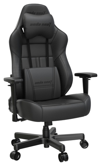 Anda Seat Dark Demon Faux Leather Gaming Chair - Black