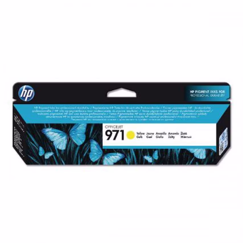 HP HP 971 Yellow Standard Capacity Ink Cartridge 25ml for HP OfficeJe- you get 3
