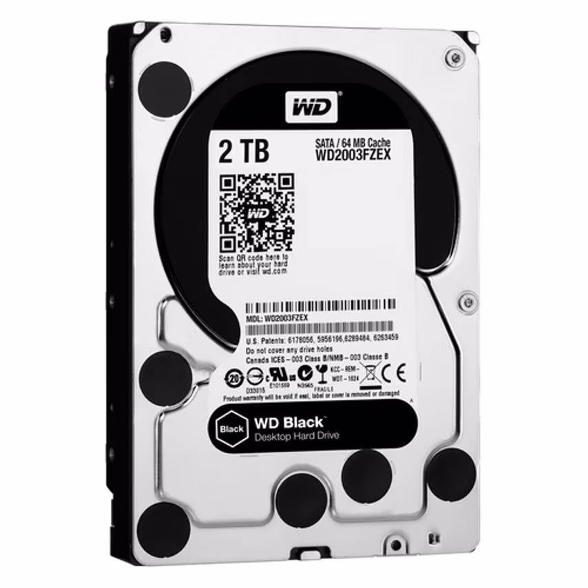WD 2Tb Black 64Mb- you get 2