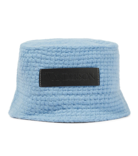 Knitted bucket hat
