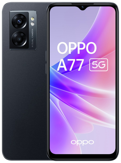 SIM Free OPPO A77 5G 64GB Mobile Phone - Black
