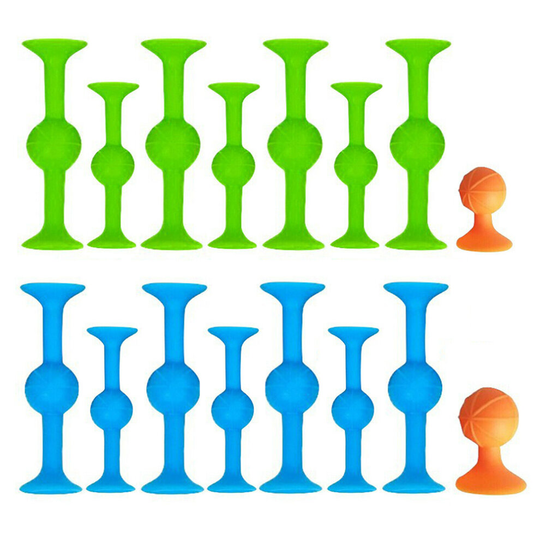 Pop Sucker Darts 16Pcs, Silicone Target Marker and Darts Funny Throwing Game Outdoor Competitive Games, Release Stress Family Interactive Toy Set