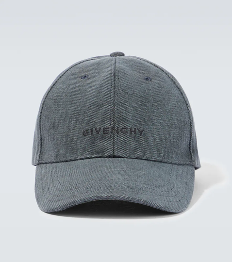 Embroidered cotton cap
