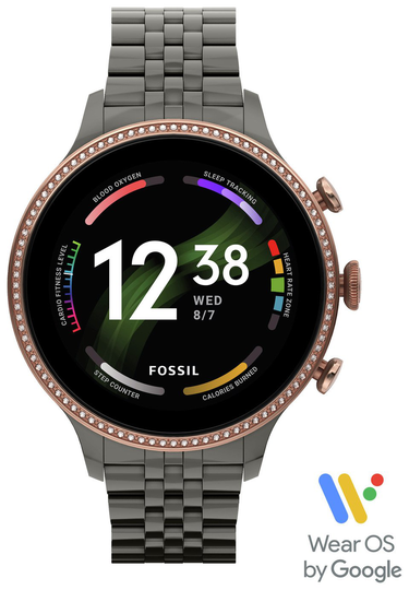 Fossil Ladies Gen 6 Gunmetal Bracelet Smart Watch