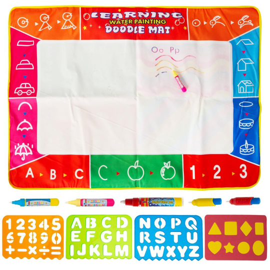 Magic Doodle Mat With Accessories - 100 x 70cm | Water Painting Educational Toy
