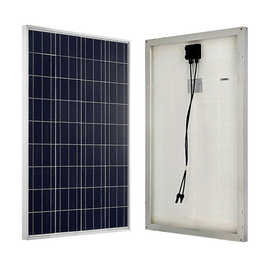 ECO-WORTHY 100W 12 Volt Solar Panel Polycrystalline 100 Watt Solar Module for Battery Charging