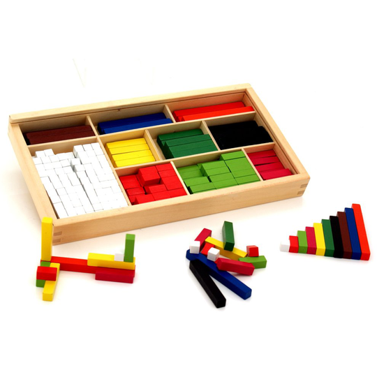 Viga Wooden Maths Rods Set (Cuisenaire Rods)