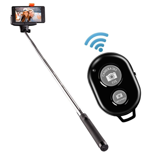 Selfie Stick Telescopic Bluetooth Remote Wireless Mobile Phone IOS Android