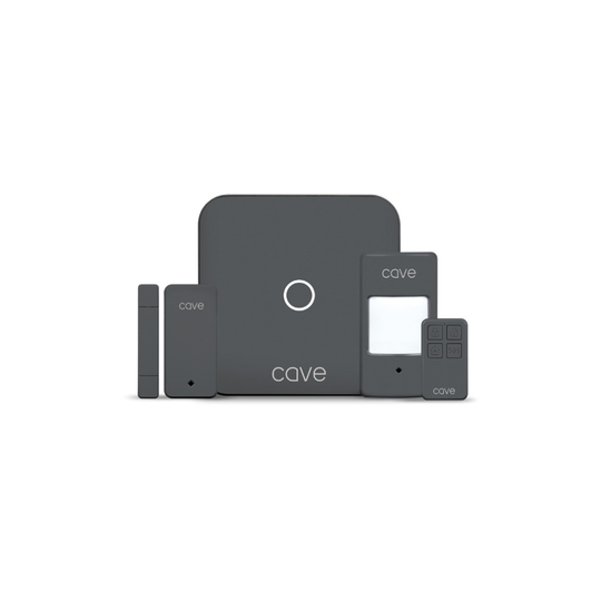 Veho Cave Smart Home Security Alarm System with Motion Detection Starter Kit - Grey