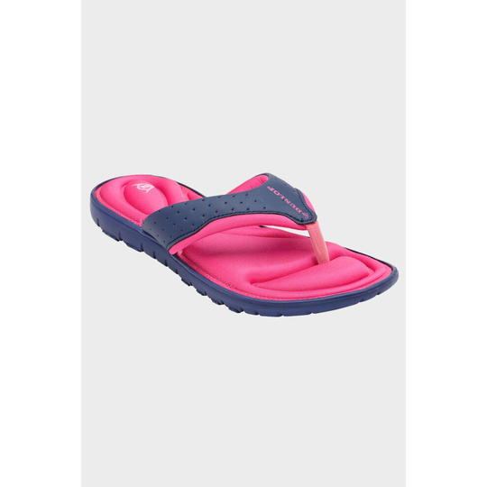 DUNLOP memory foam cushioned toe post flip flops - Size UK 5