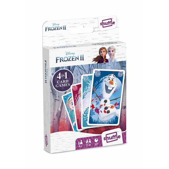 Shuffle Fun 4 in 1 Frozen 2 Card Game