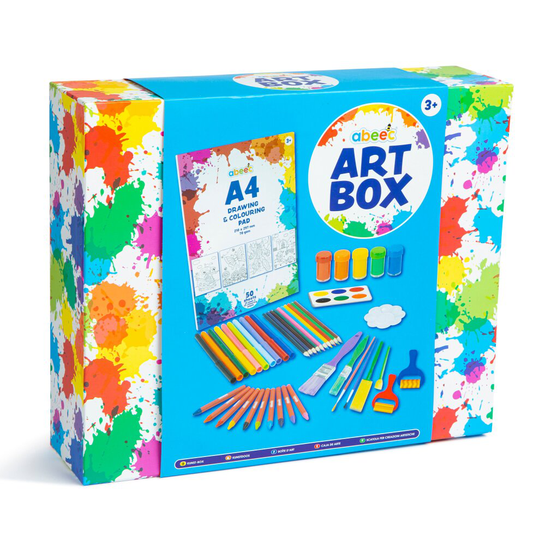 Art Box - Art Set for Kids - Includes Paints, Pencils and more
