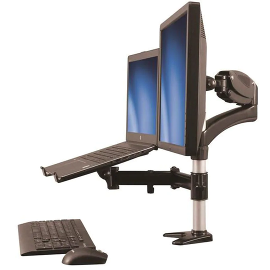 Startech Startech Single Monitor Arm with Laptop Stand