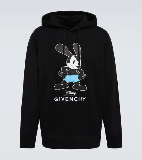 x Disney® printed cotton hoodie