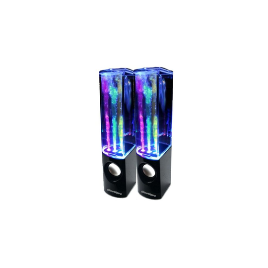 iBoutique ColourJets USB Dancing Water Speakers for PC/Mac/MP3 Players/Mobile Phones/Tablets - Jet Black