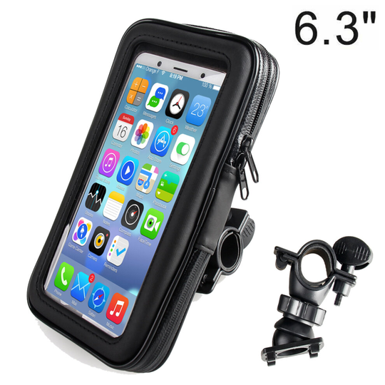 6.3" Motorcycle Bike Phone Holder Bag, Bike Handlebar Bag Waterproof