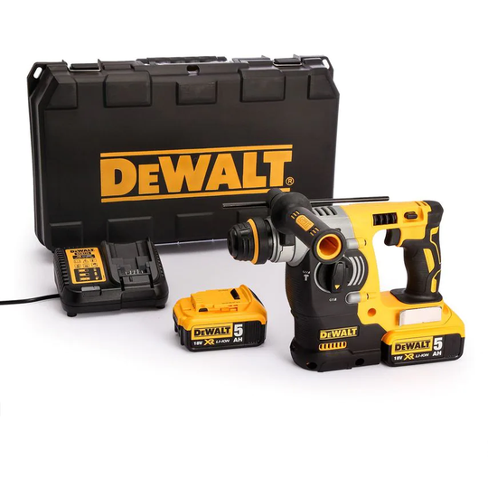 DeWalt DCH273P2 18V XR Brushless SDS Plus Rotary Hammer Drill (2 x 5.0AH Batteri