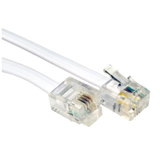 Cables Direct Cables 5M White RJ11-RJ11 ADSL Filter 6P4C