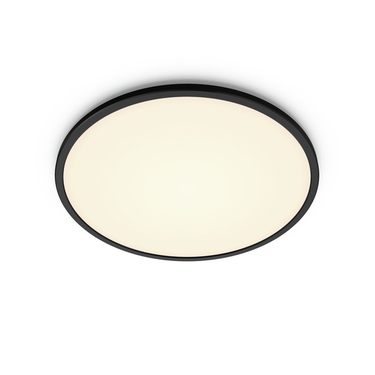 Philips Super Slim Flush to Ceiling Light - Black