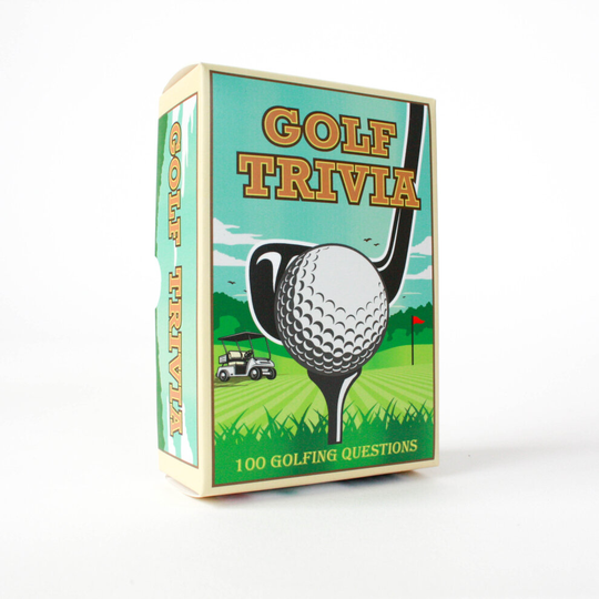 Gift Republic Golf Trivia 100 Questions Quiz Game