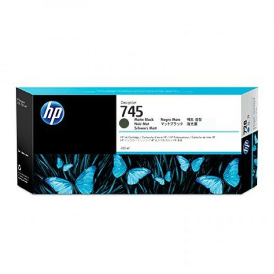 HP HP 745 Matte Black Standard Capacity Ink Cartridge 300ml - F9K05A