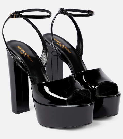 Jodie patent leather platform sandals
