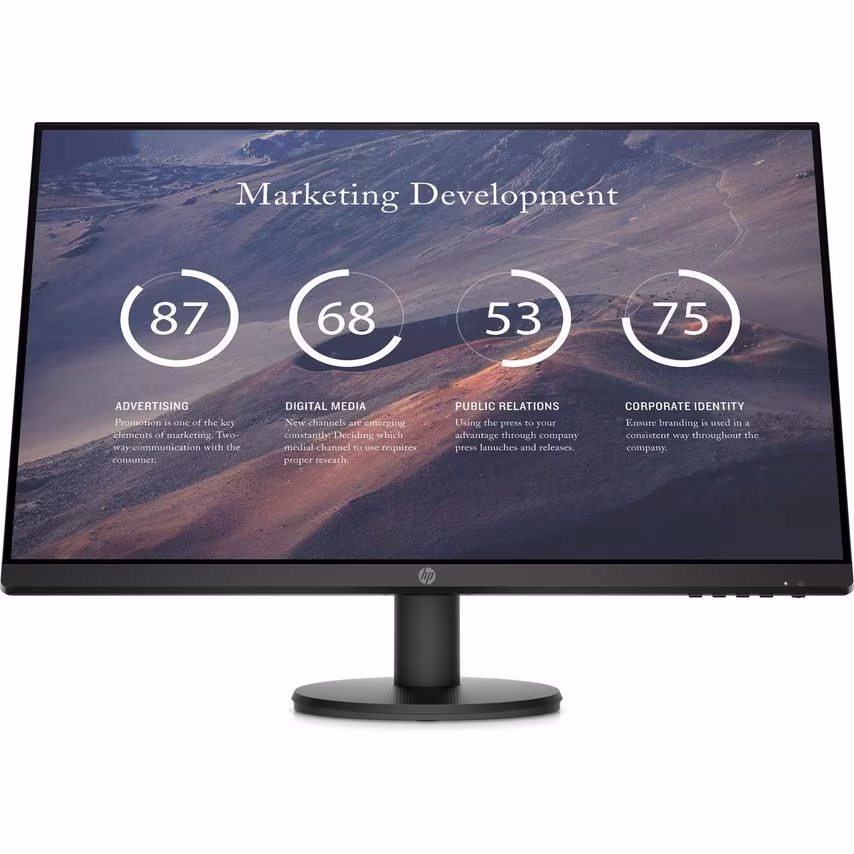 HP P27V G4 Fhd Mntr Ips 27In