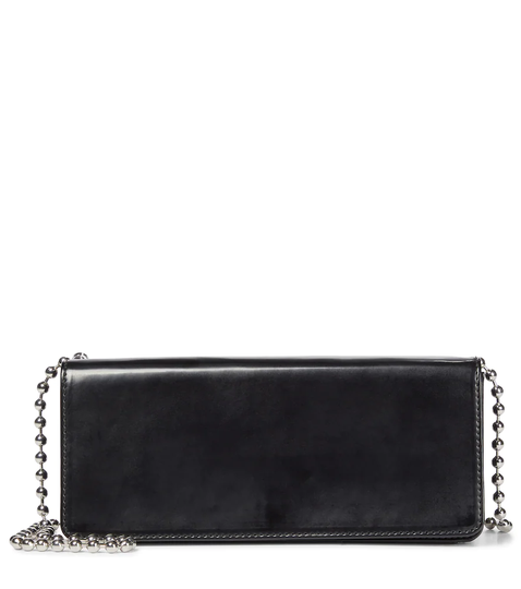 Leather shoulder bag