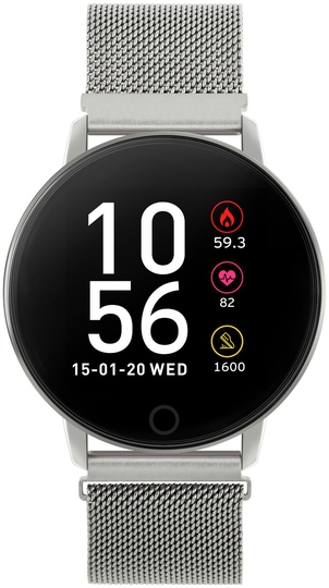 Reflex Active Series 5 Silver Mesh Strap Smart Watch