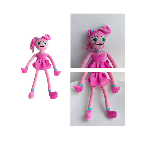 (MOMMY 2, 35cm) Poppy Playtime Series Huggy Wuggy Plush Toy Stuffed Doll Kids Plushie Gift