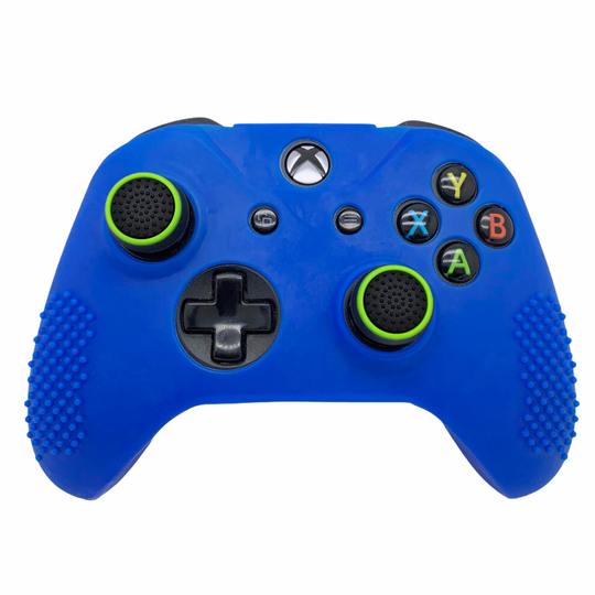 (Black Green) 2 x EGP™ Grips Thumb Stick Cover Caps For Xbox One / S / X / Elite Controller