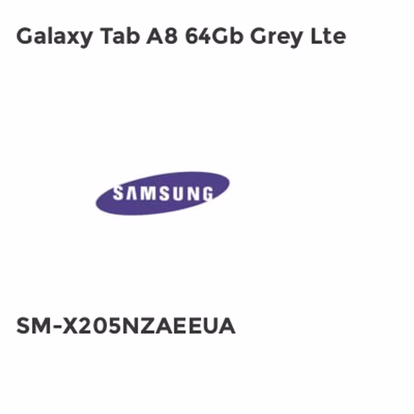 Samsung Galaxy Tab A8 64Gb Grey Lte