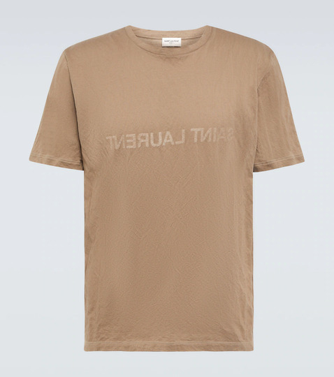 Logo cotton-blend jersey T-shirt