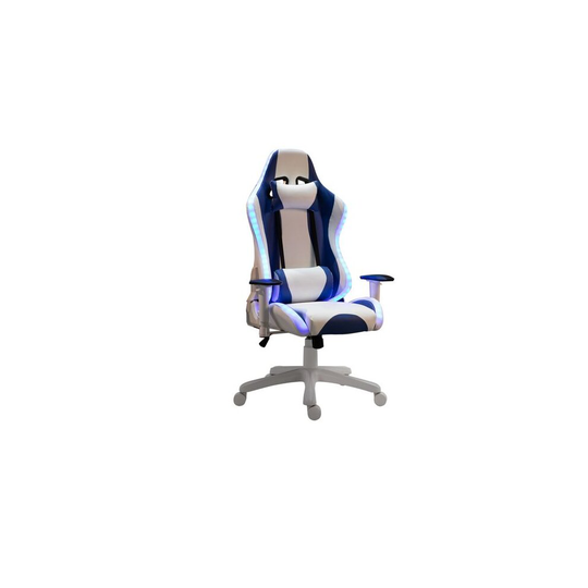 Gaming Chair LED | LED Chair | PC Gaming Chair | White Blue