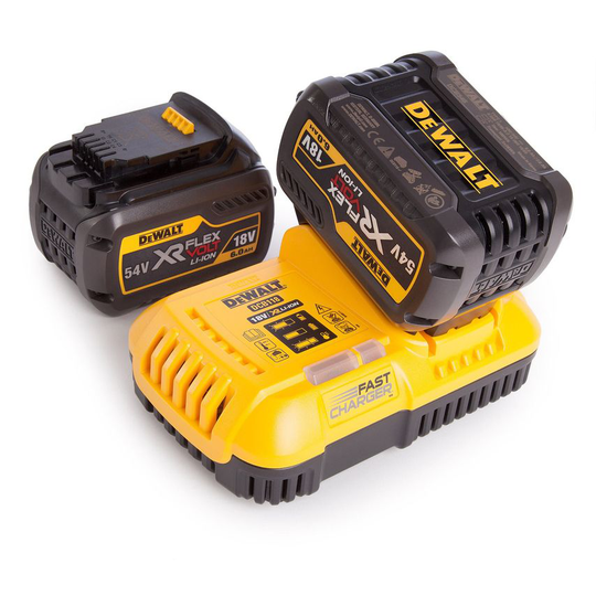 DeWalt 2 x DCB546 FlexVolt 6.0AH Batteries & DCB118 Charger Set