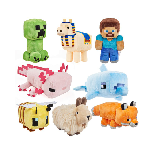 Minecraft 8 Basic Plush One Supplied Styles May Vary