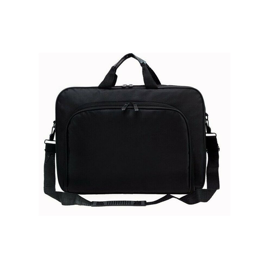 Portable 15.6" Black Laptop Shoulder Bag