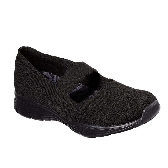 (6 UK, Black) Skechers Womens/Ladies Seager Power Hitter Mary Jane Shoes